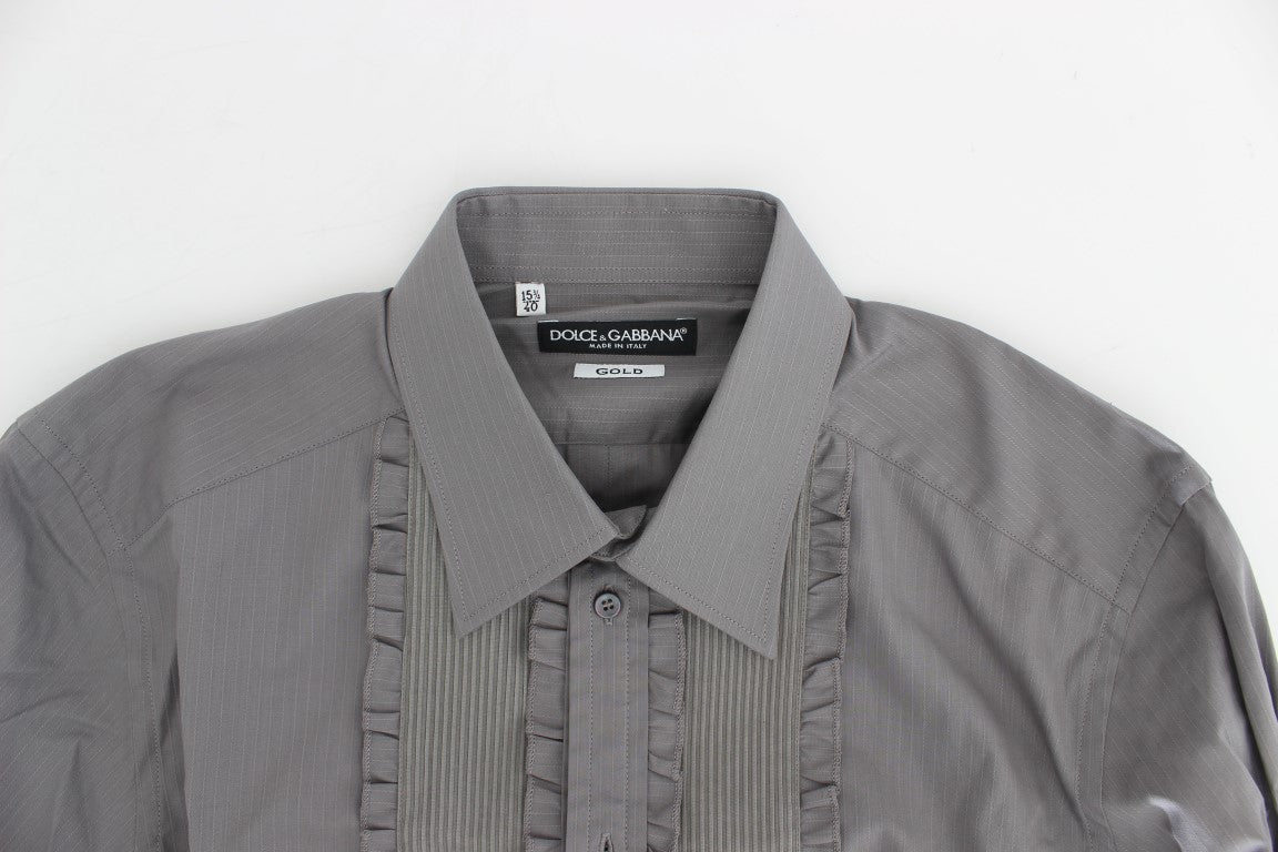 Dolce & Gabbana Purple Torero GOLD Slim Fit Dress Men's Shirt