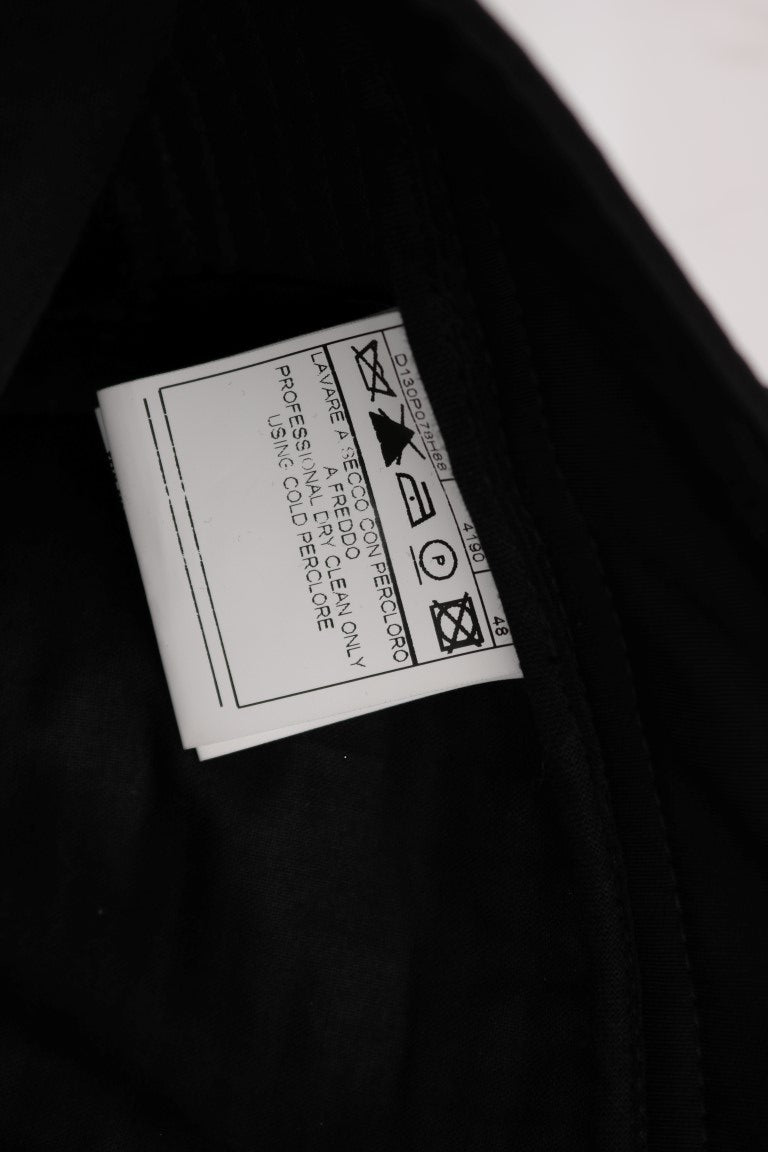 Ermanno Scervino Black Cotton Slim Fit Casual Women's Pants