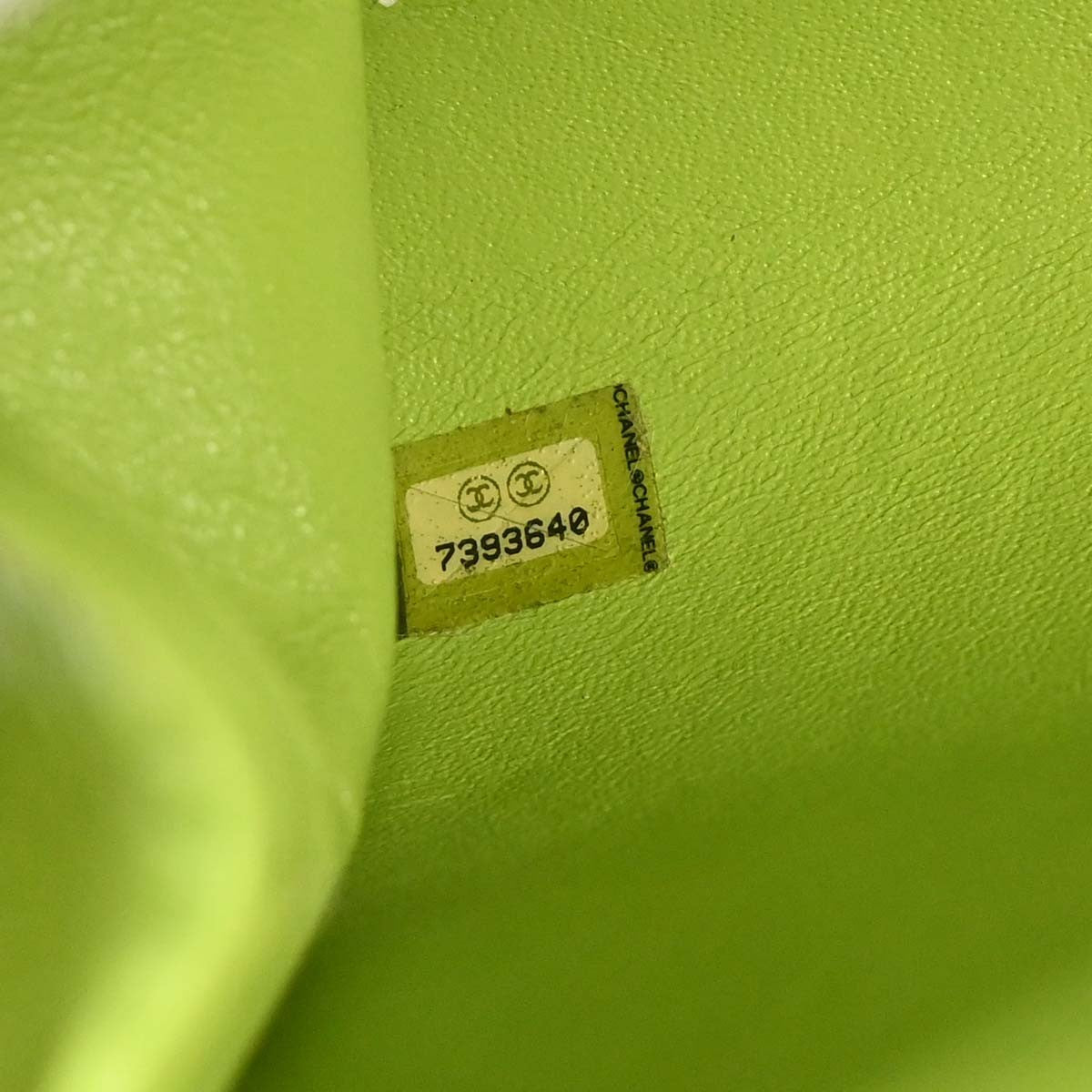Chanel Chocolate Bar Mademoiselle Lock Chain Quilted Velvet Green Leather Shoulder Bag Bag (Pre-Owned)