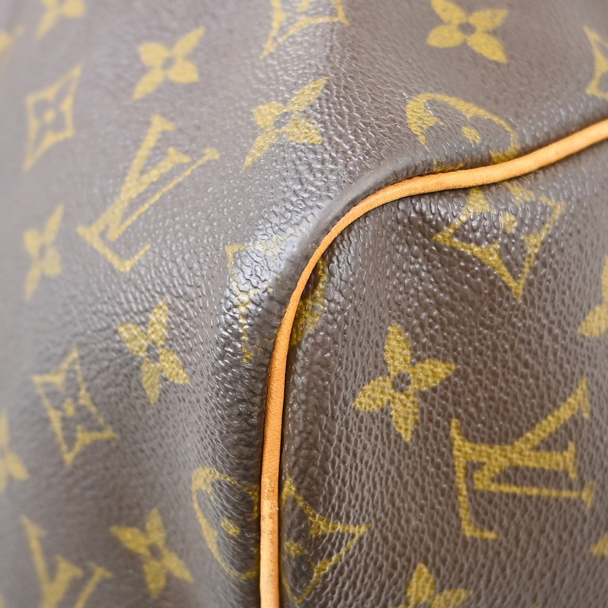 Louis Vuitton Keepall Monogram Canvas Brown Canvas Travel Bag Bag (Pre-Owned)