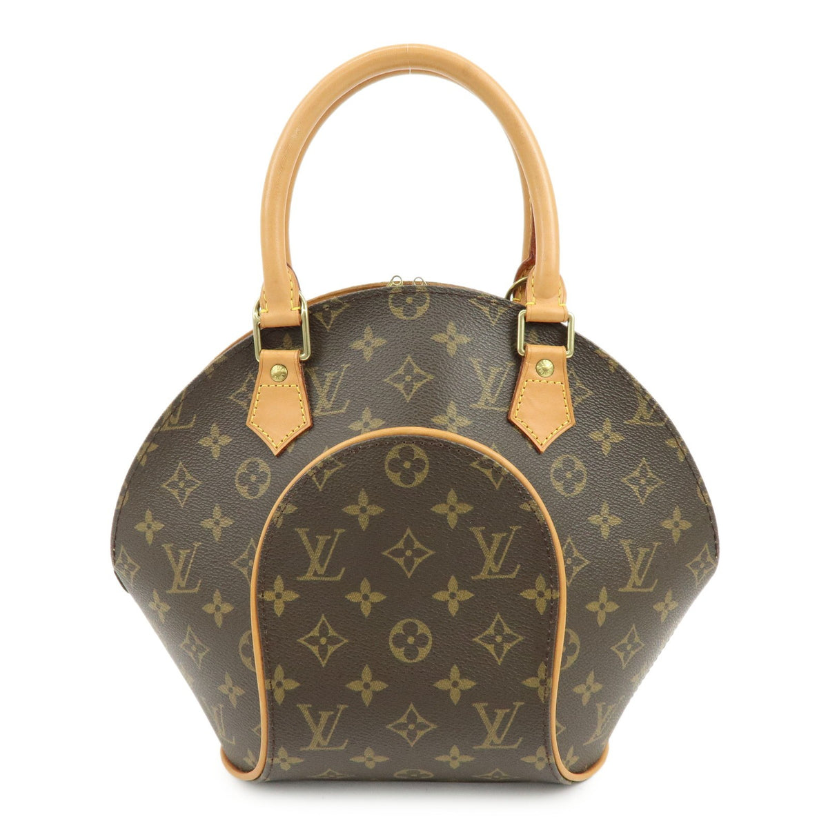 Louis Vuitton Ellipse Monogram Canvas Brown Canvas Handbag (Pre-Owned)