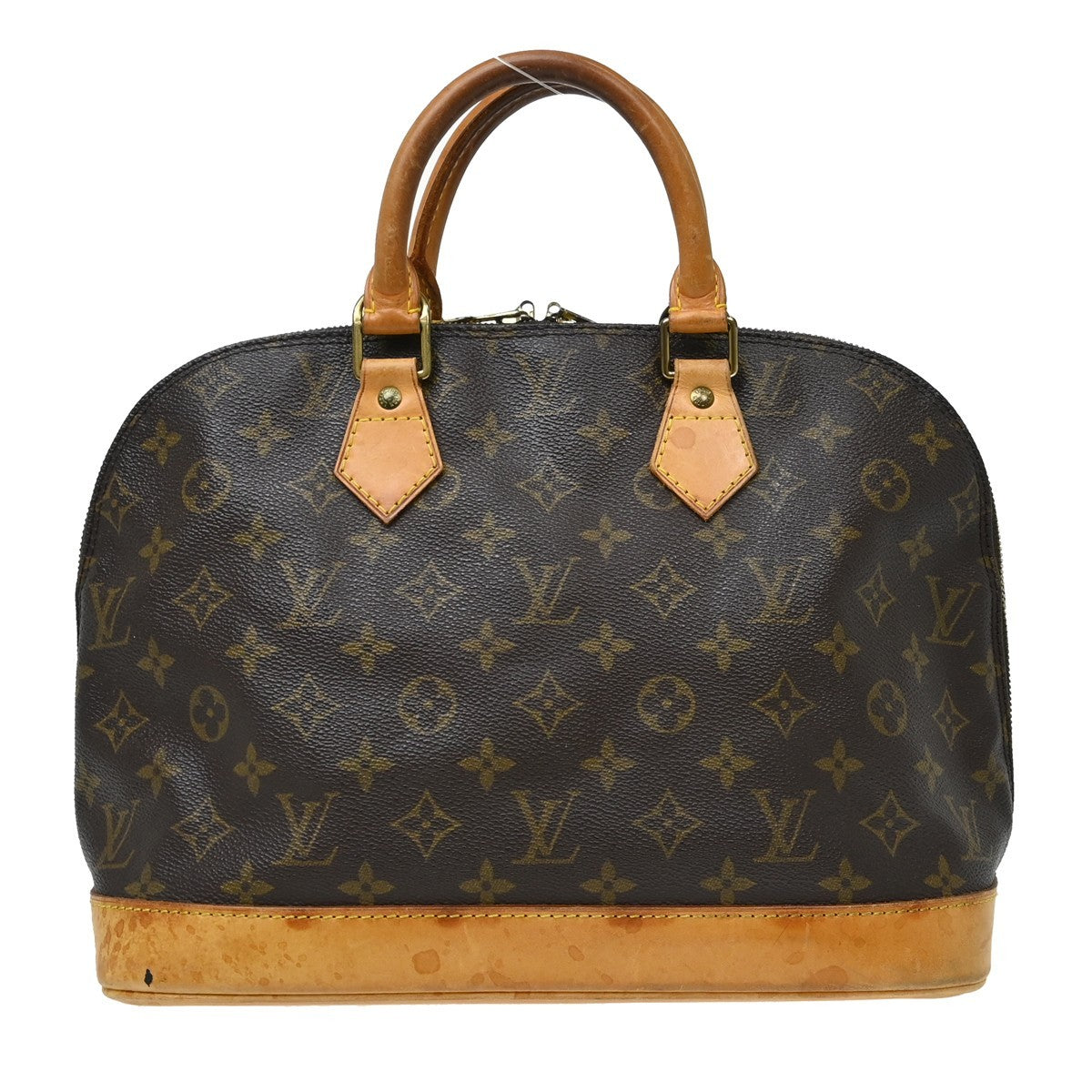 Louis Vuitton Alma Monogram Canvas Brown Canvas Handbag (Pre-Owned)
