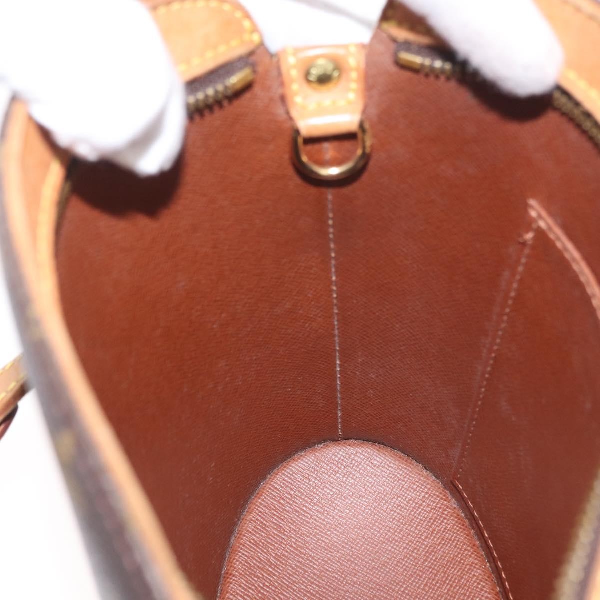 Louis Vuitton Drouot Monogram Canvas Brown Canvas Shoulder Bag Bag (Pre-Owned)