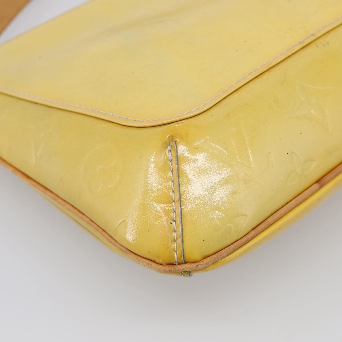 Louis Vuitton Thompson Street Monogram Vernis Yellow Patent_Leather Shoulder Bag Bag (Pre-Owned)