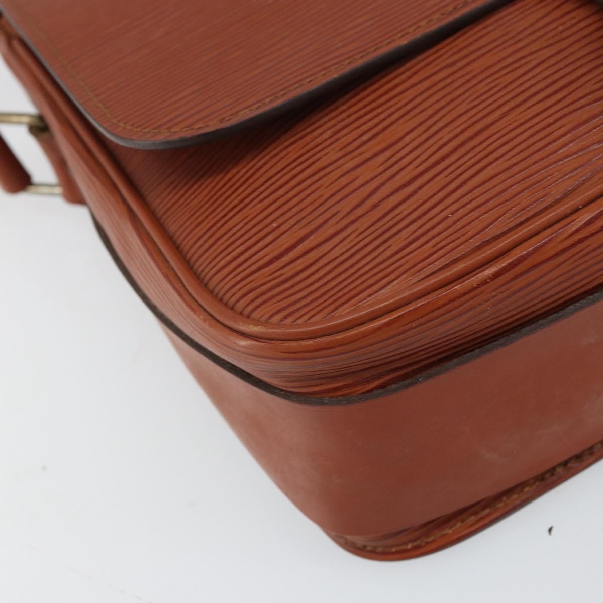 Louis Vuitton Cartouchiere Epi Leather Brown Leather Shoulder Bag Bag (Pre-Owned)