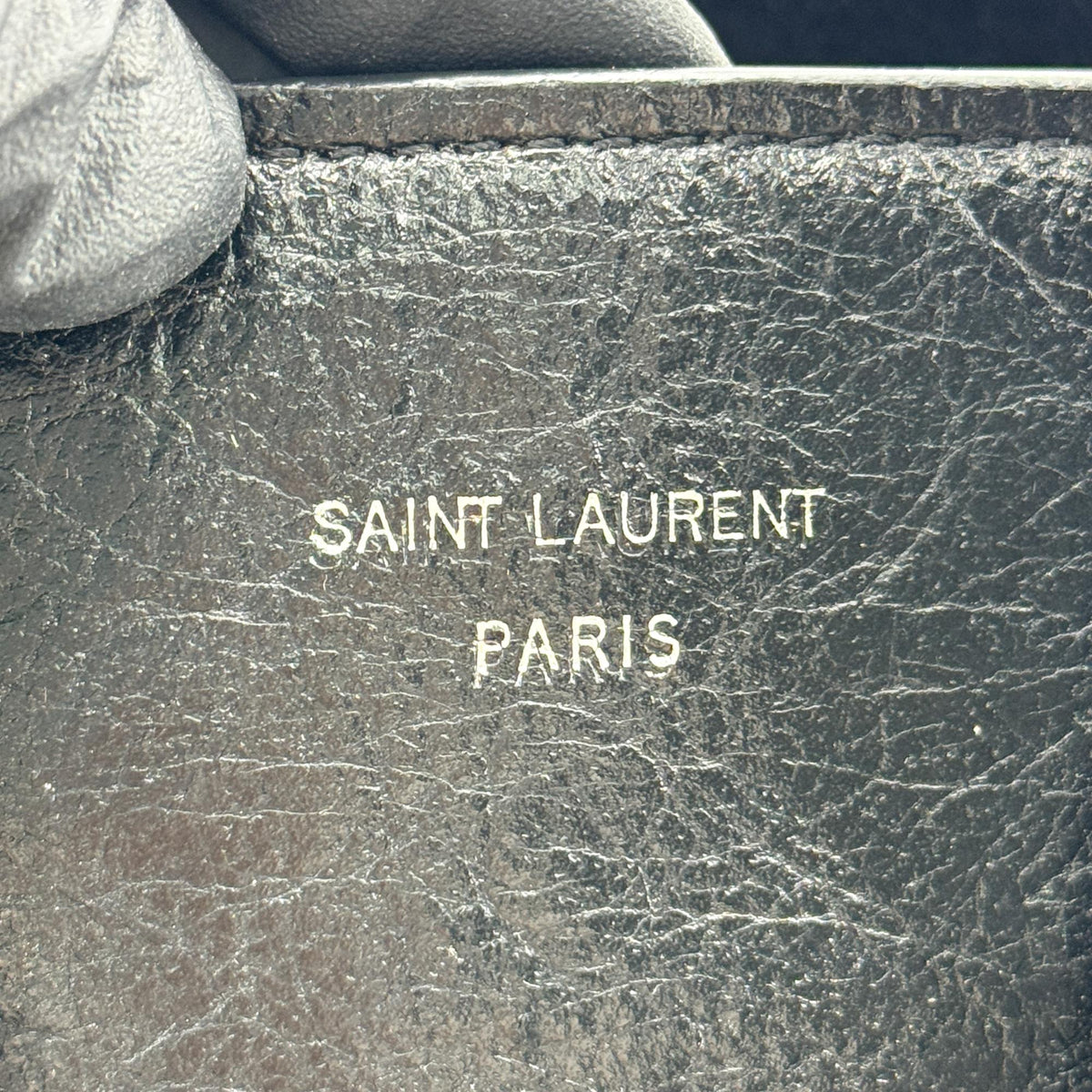 Saint Laurent Sac De Jour Leather Black Leather Handbag (Pre-Owned)