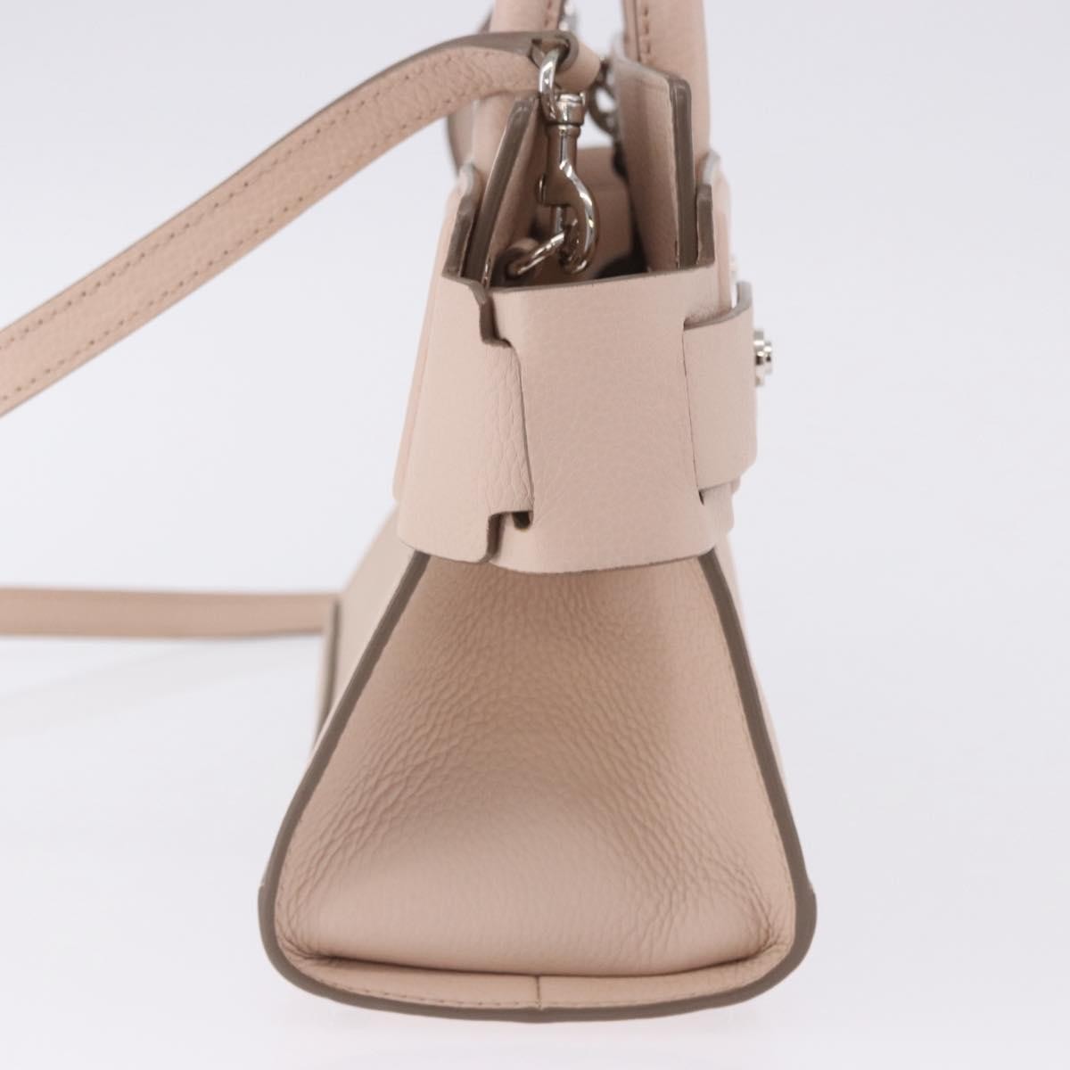 Givenchy Horizon Satchel Leather Pink Leather Handbag (Pre-Owned)