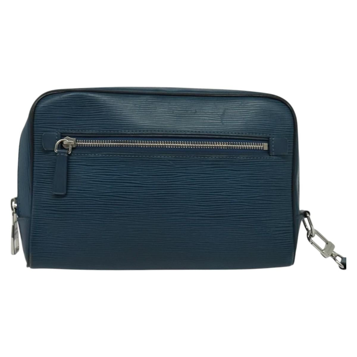 Louis Vuitton Neo Hoche Clutch Epi Leather Blue Leather Clutche & Pouche Bag (Pre-Owned)