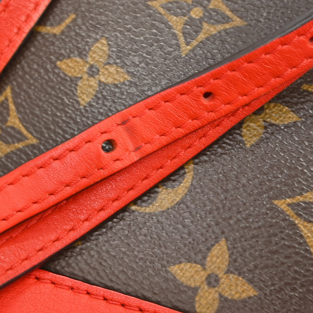 Louis Vuitton Locky Monogram Canvas With Leather Brown Canvas Handbag (Pre-Owned)