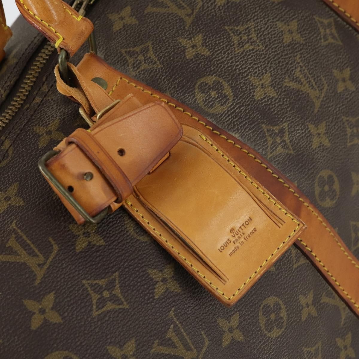Louis Vuitton Keepall Monogram Canvas Brown Canvas Travel Bag Bag (Pre-Owned)