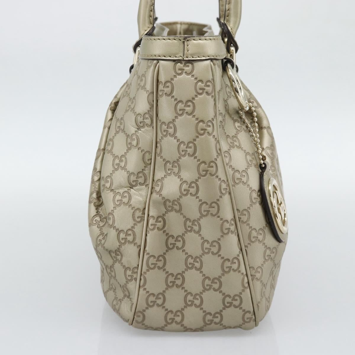 Gucci Sukey Top Handle Guccissima Leather Gold Leather Tote Bag Bag (Pre-Owned)