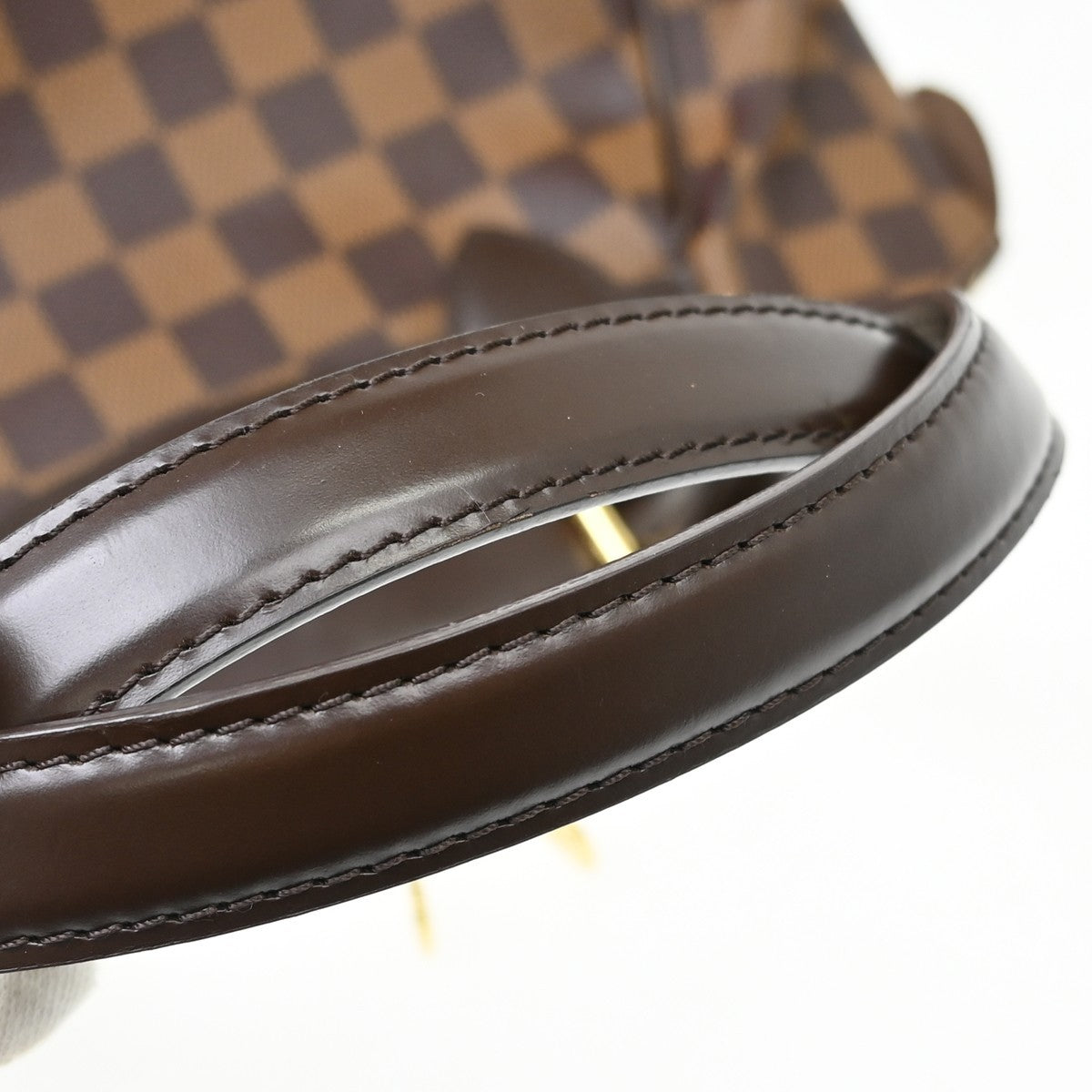 Louis Vuitton Verona Damier Ebene Brown Canvas Tote Bag Bag (Pre-Owned)