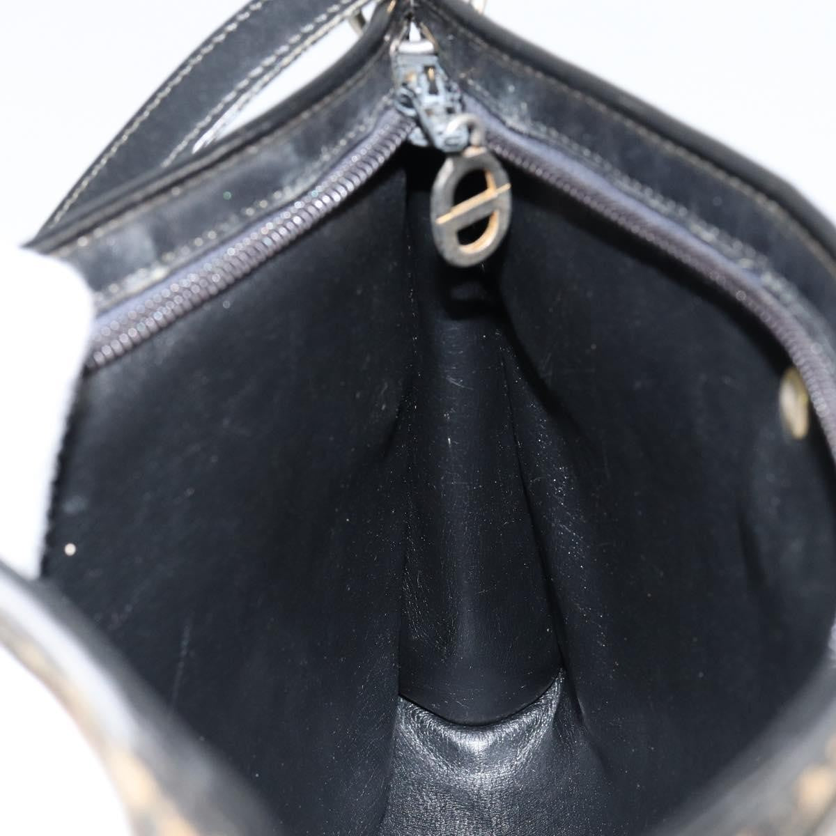 Christian Dior Vintage Trotter Canvas Navy Canvas Shoulder Bag Bag (Pre-Owned)