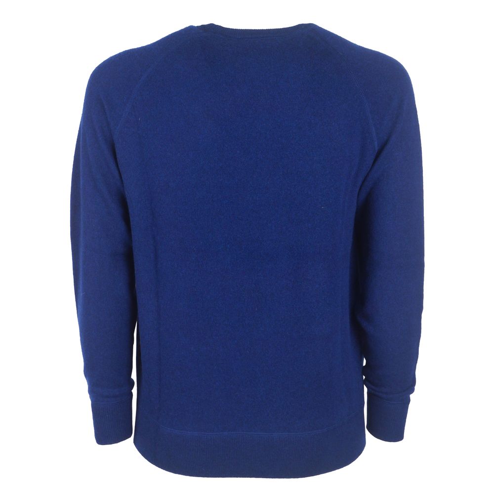 Emilio Romanelli Blue Cashmere Men Men's Sweater