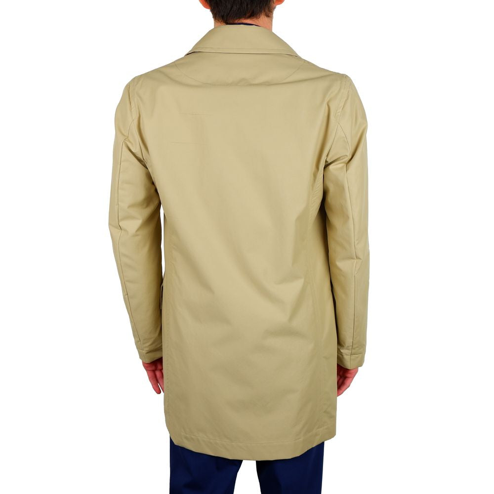 Aquascutum Classic Beige Trench Coat - Timeless Men's Elegance