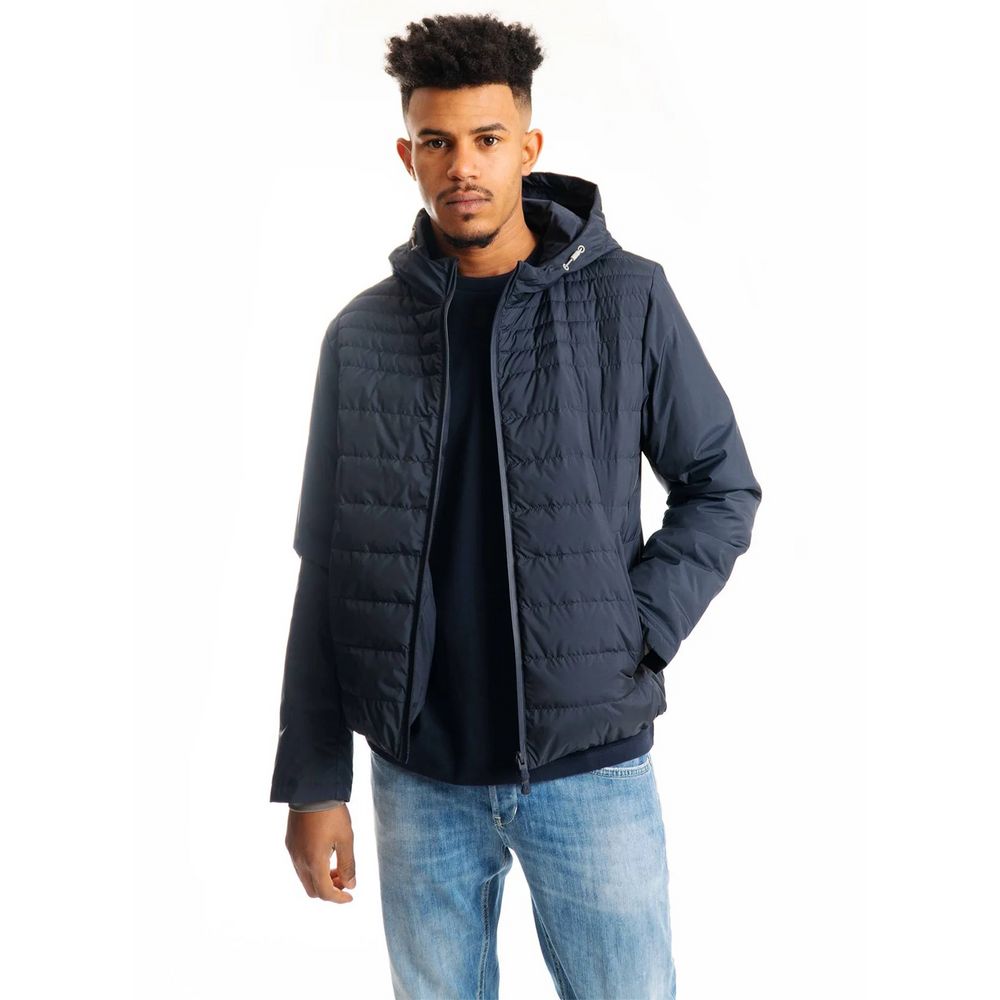 People Of Shibuya Sumptuous Blue Hooded Technical Men's Jacket