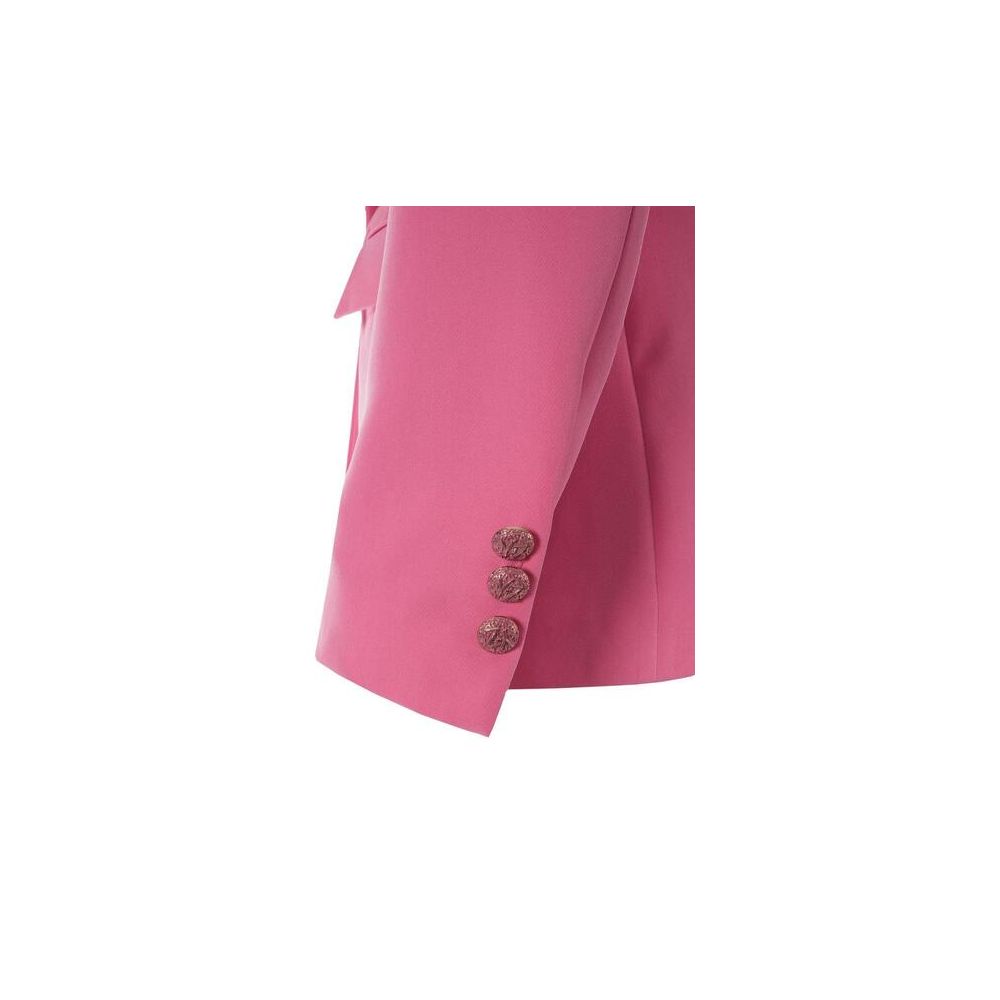 Yes Zee Elegant Pink Nylon Classic Women's Jacket
