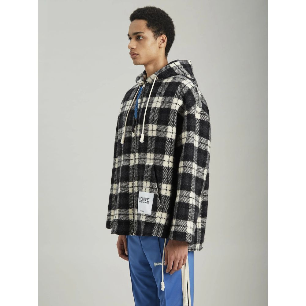 Palm Angels Black Cashmere Men Men's Sweater