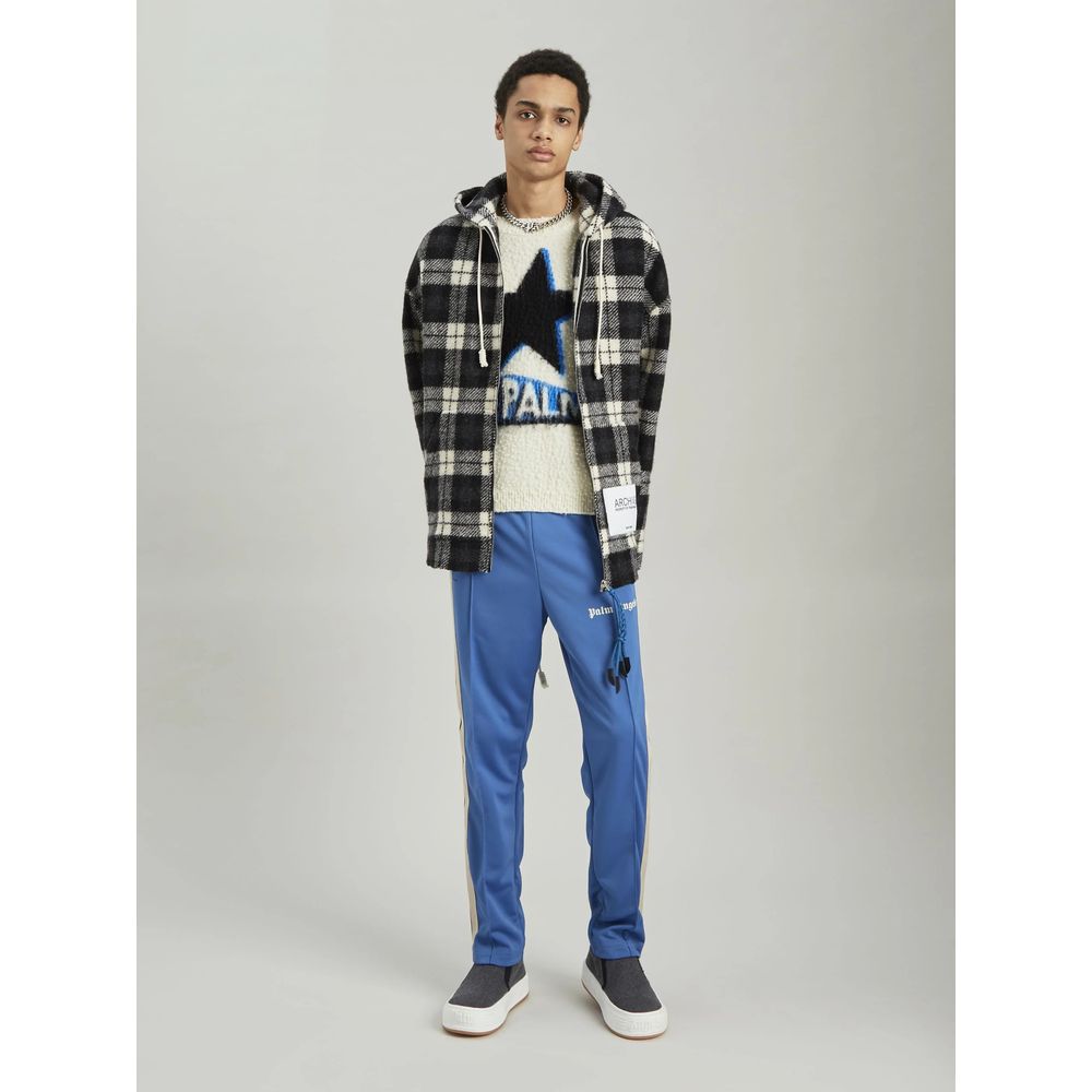 Palm Angels Black Cashmere Men Men's Sweater