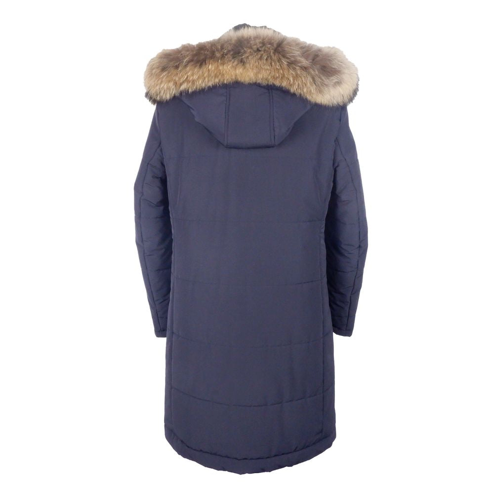 Made in Italy Blue Wool Men's Men's Jacket