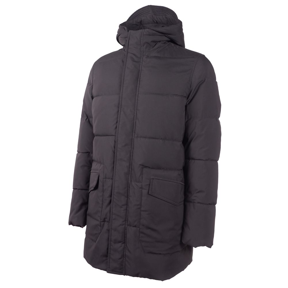 Emilio Romanelli Black Polyester Men's Men's Jacket