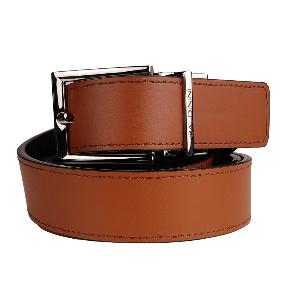 Baldinini Trend Brown Calfskin Men Men's Belt