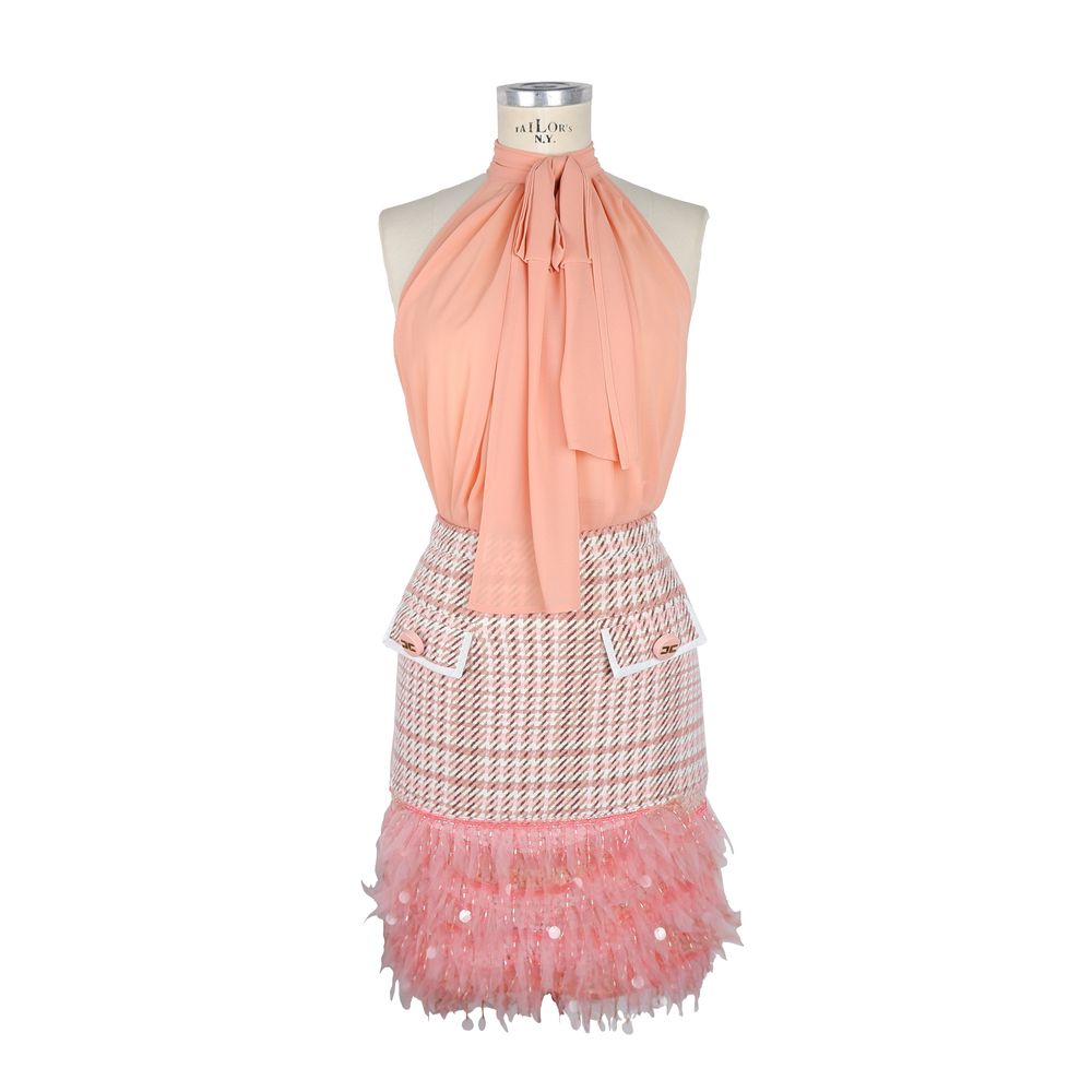 Elisabetta Franchi Pink Polyester Women Women's Dress