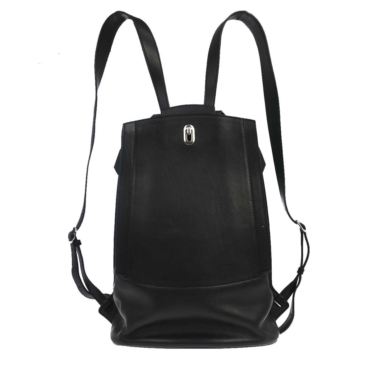Hermes Gr24 Evercolor Black Leather Backpack Bag (Pre-Owned)