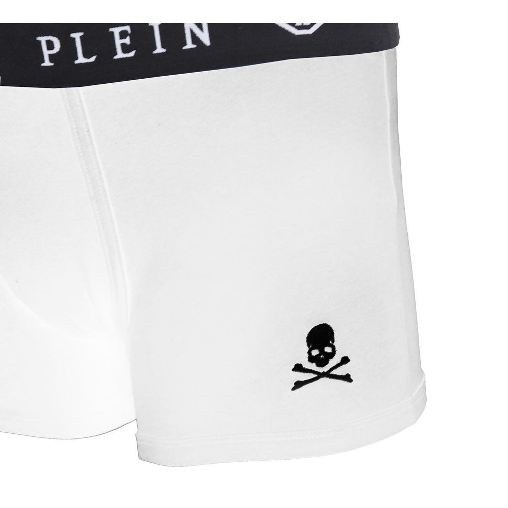 Philipp Plein White Cotton Men's Men's Boxer