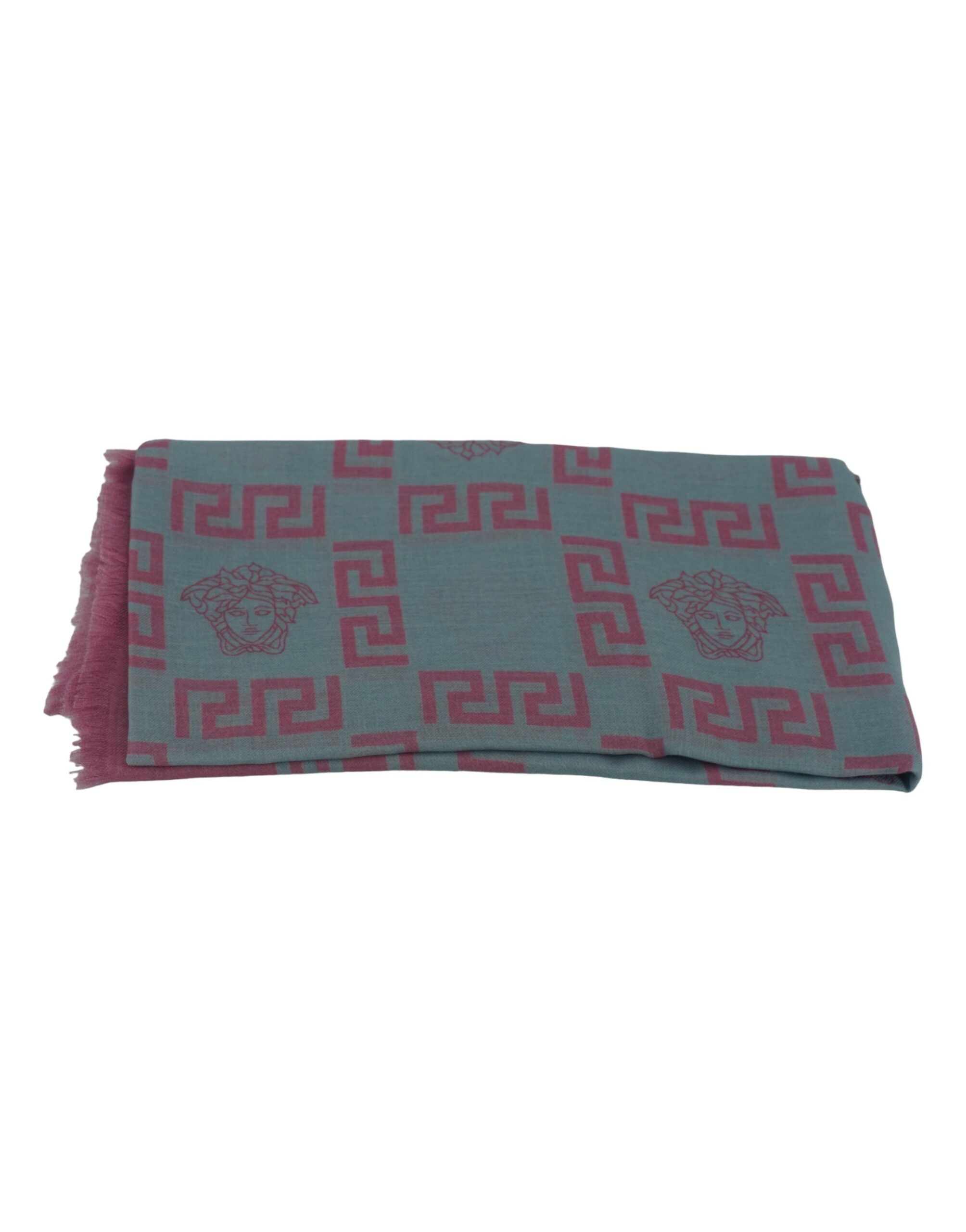 Versace Light Pink MD and Cashmare Medusa Women's Scarf (Pre-Owned)