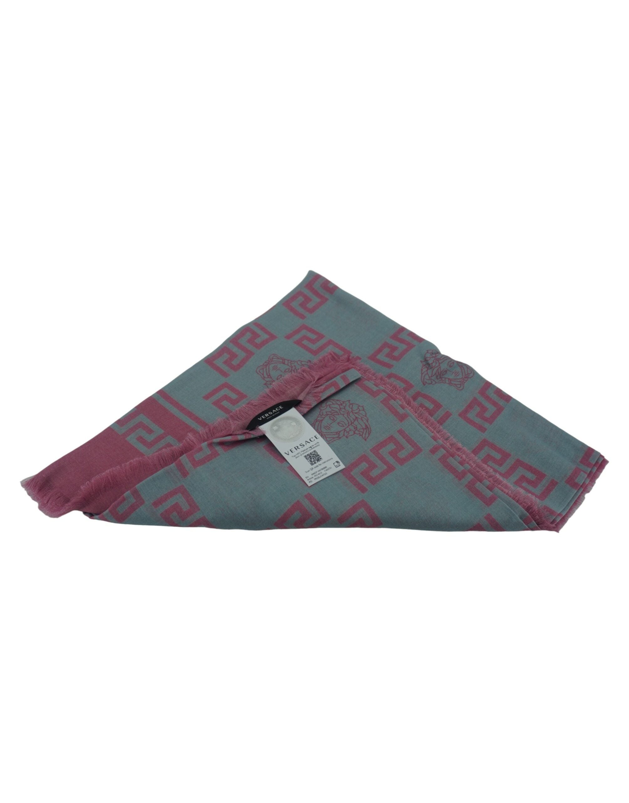 Versace Light Pink MD and Cashmare Medusa Women's Scarf (Pre-Owned)
