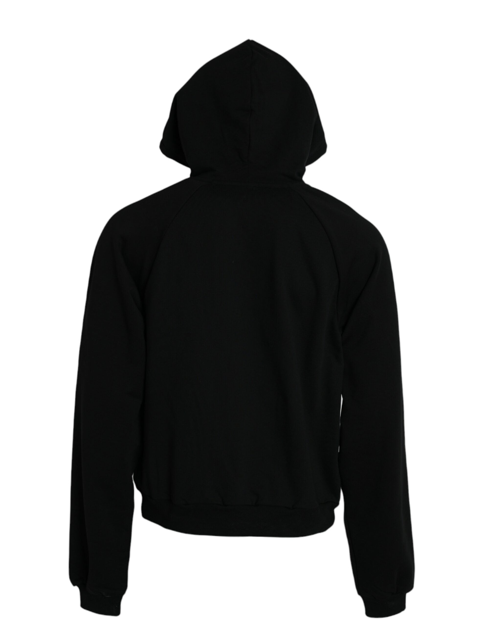 Balenciaga Black Cotton Logo Hooded Pullover Sweatshirt Men's Sweater (Pre-Owned)