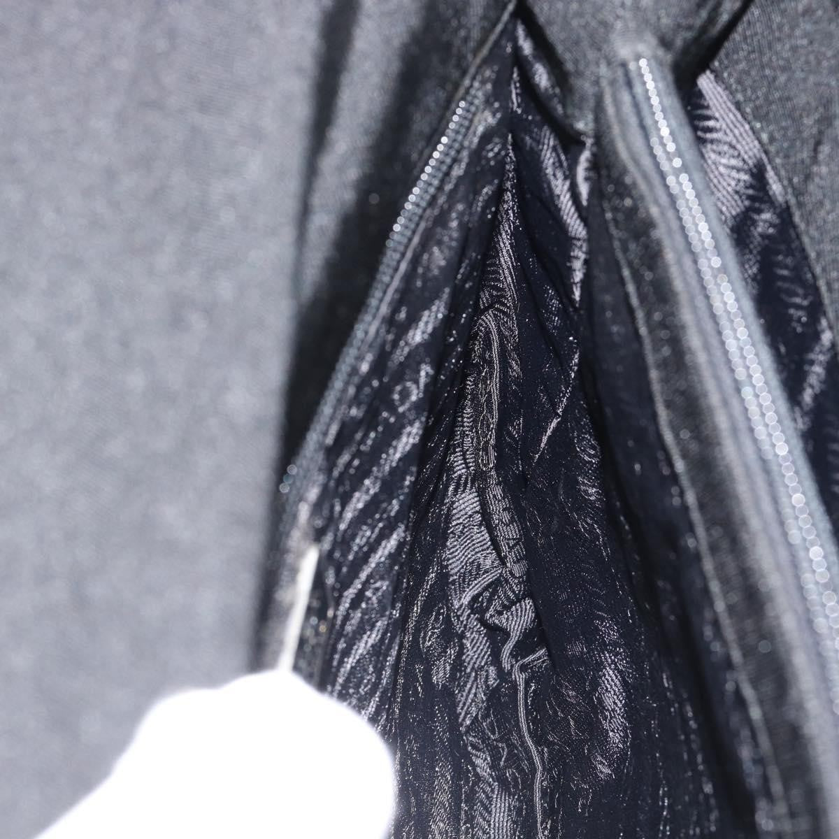 Prada Vintage Patent Leather Black Patent_Leather Handbag (Pre-Owned)