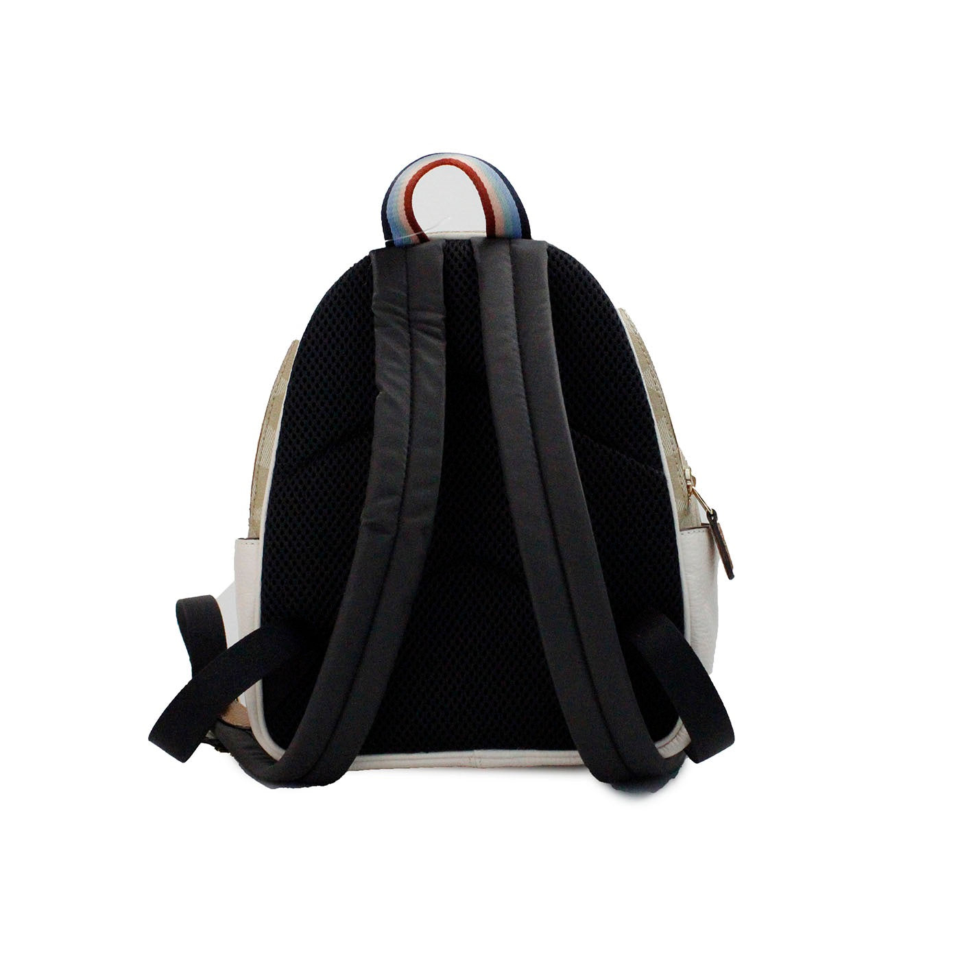 COACH Mini Court Signature Pear Motif Shoulder Backpack Bookbag Bag Chalk Women's Taffy