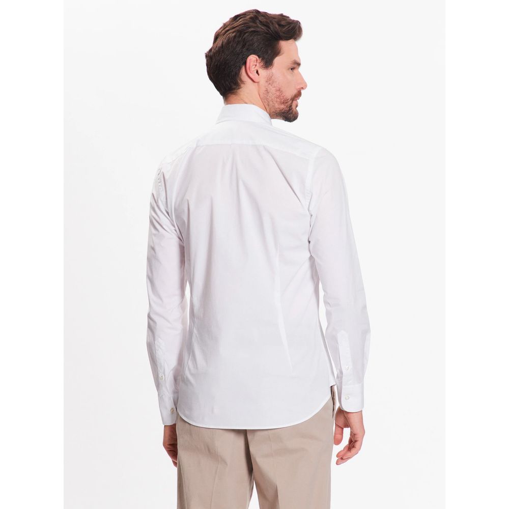 La Martina White Cotton Men's Shirt