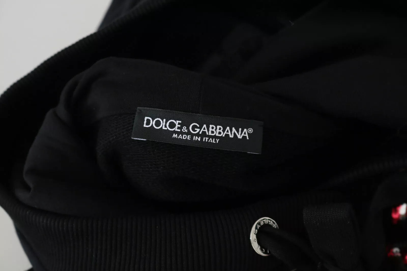 Dolce & Gabbana DG Sequined Hooded Pullover Women's Sweater (Pre-Owned)