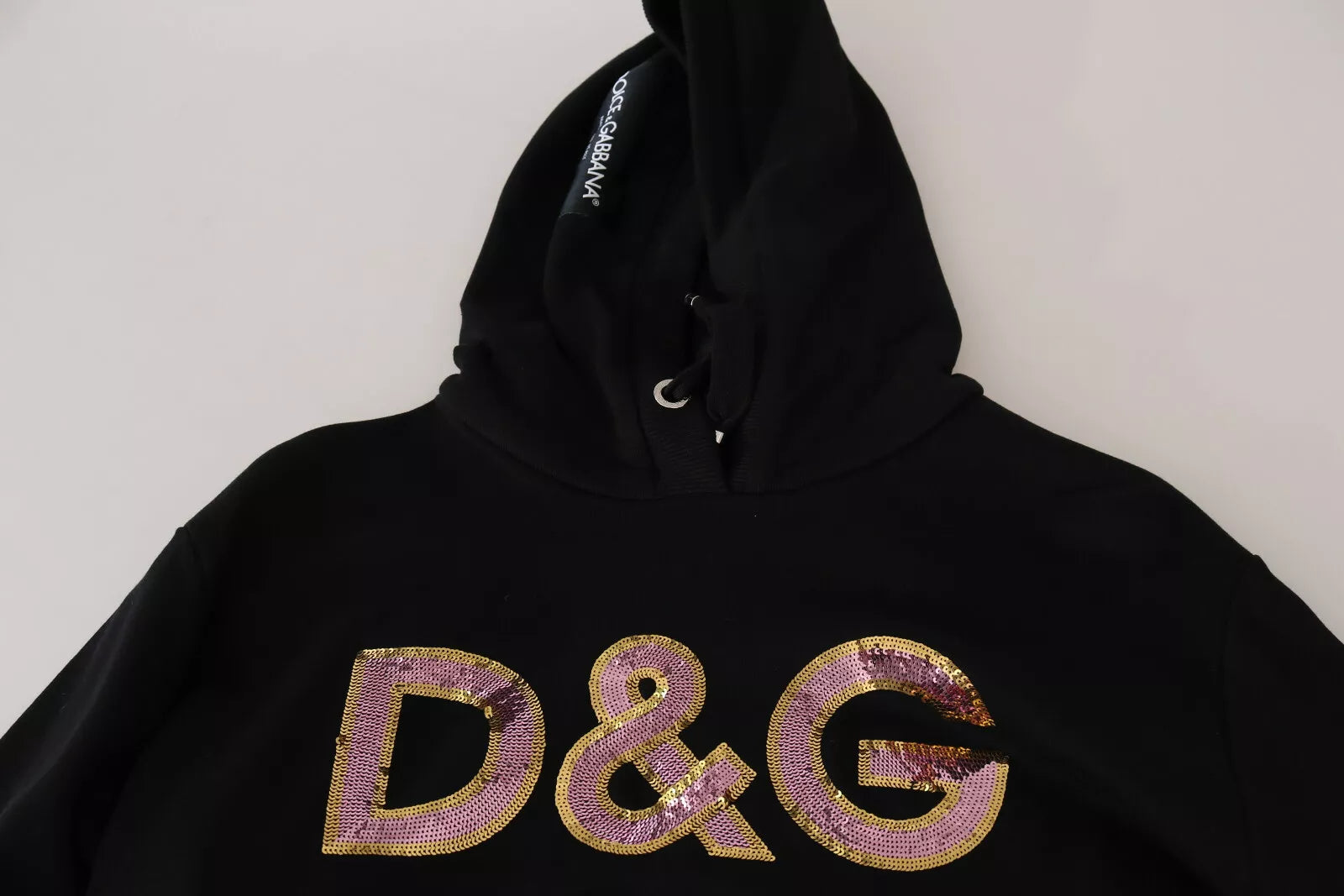 Dolce & Gabbana DG Sequined Hooded Pullover Women's Sweater (Pre-Owned)