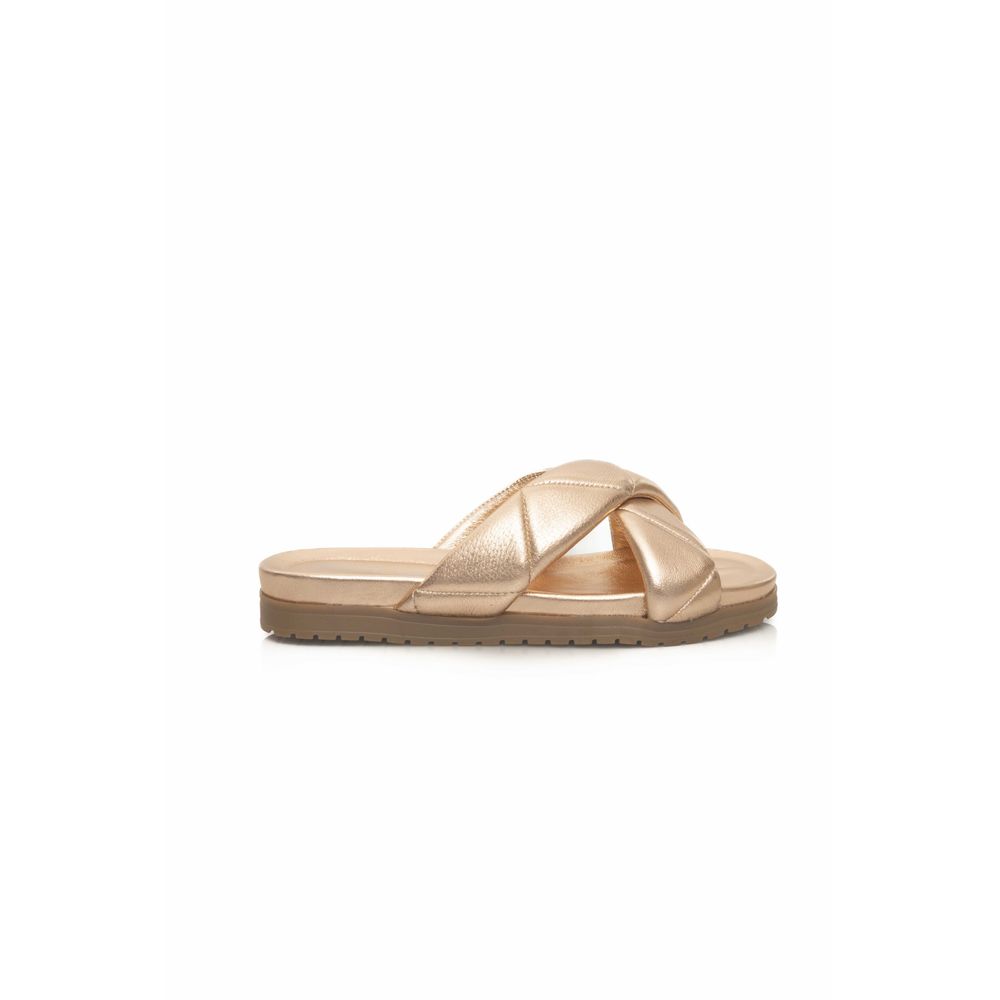 Cerruti 1881 Beige Lambskin Women Women's Sandal