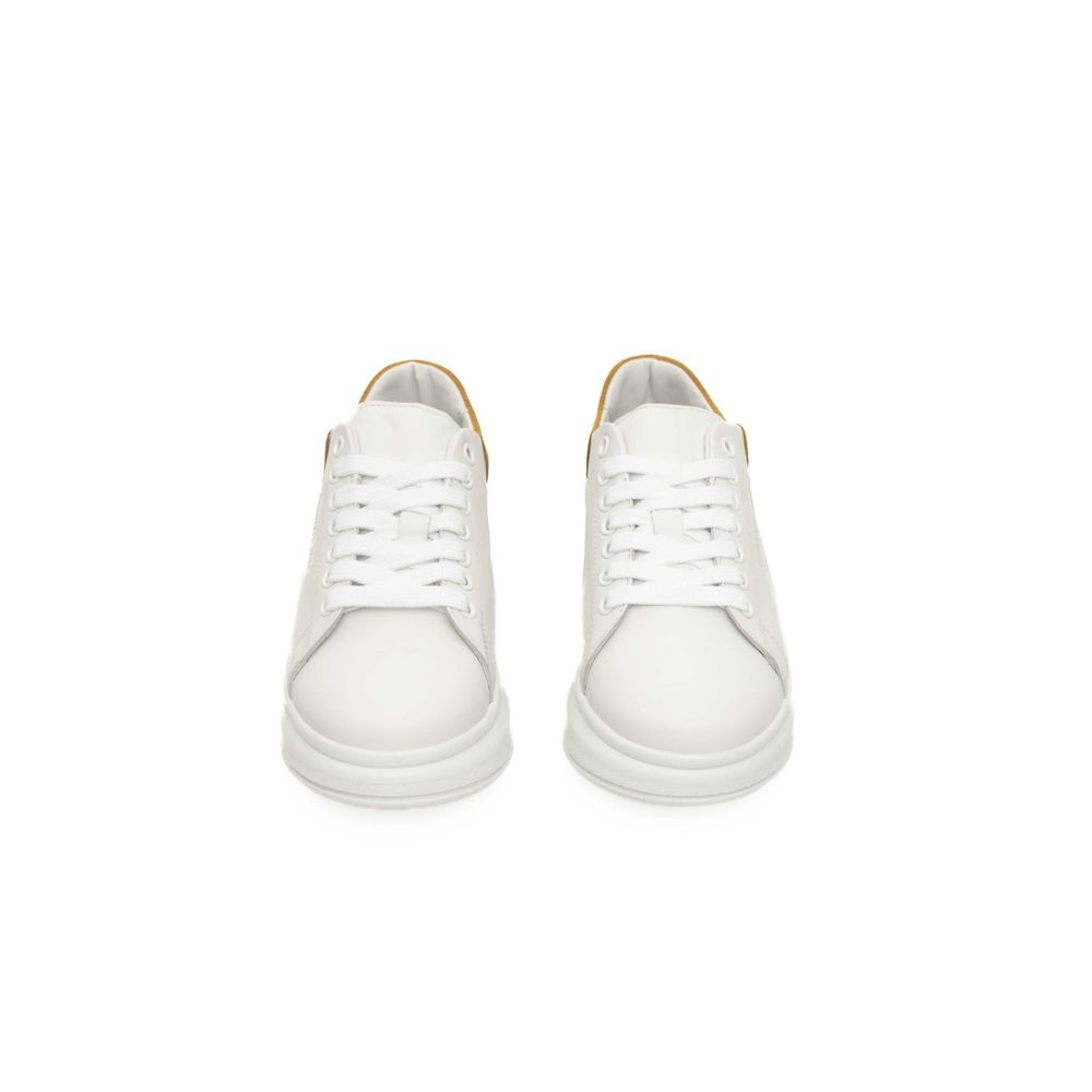 Cerruti 1881 White Leather Women Women's Sneaker