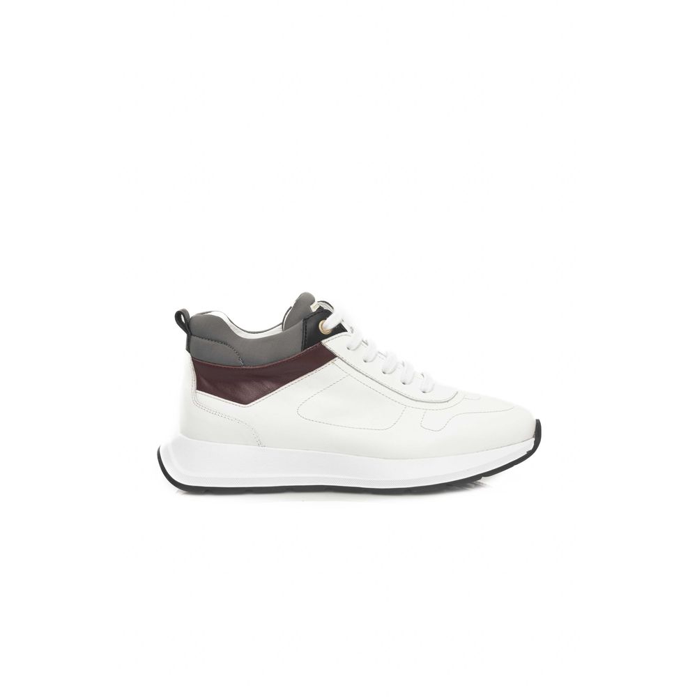 Cerruti 1881 White Leather Women Women's Sneaker