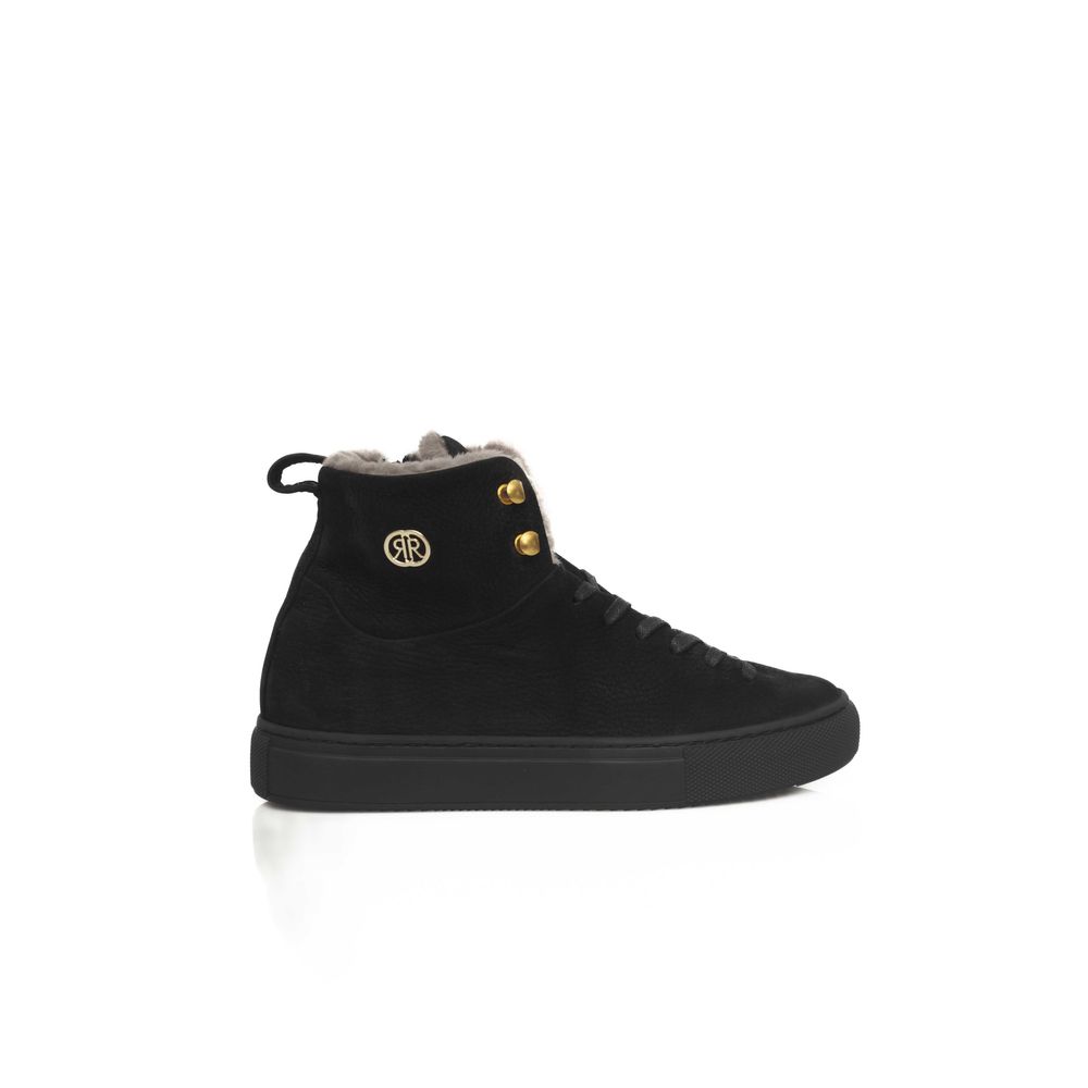Cerruti 1881 Black Cowhide Women Women's Sneaker