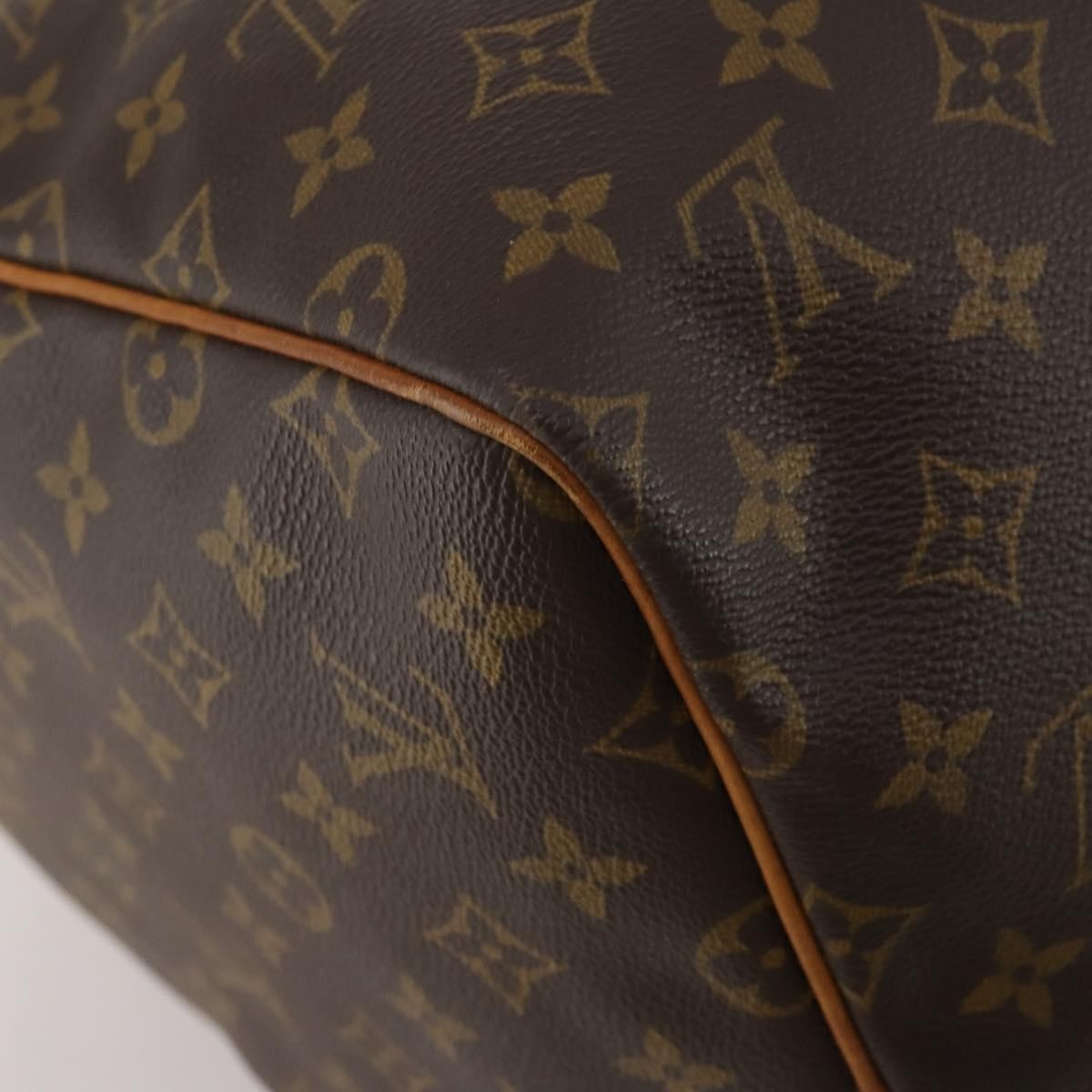 Louis Vuitton Keepall Monogram Brown Canvas Travel Bag Bag (Pre-Owned)