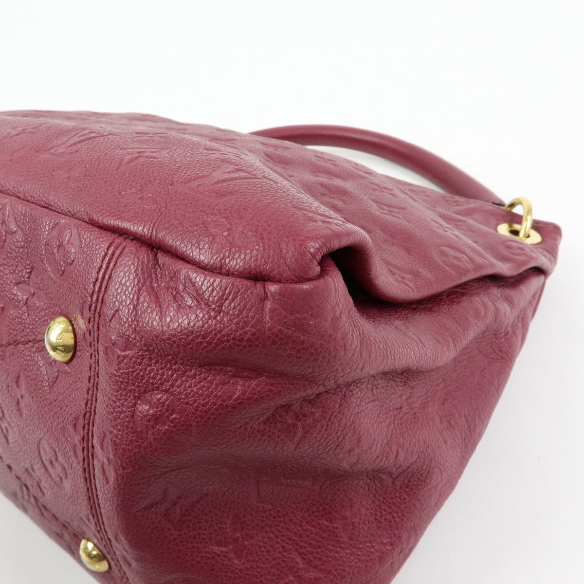 Louis Vuitton Artsy Monogram Empreinte Leather Burgundy Leather Handbag (Pre-Owned)