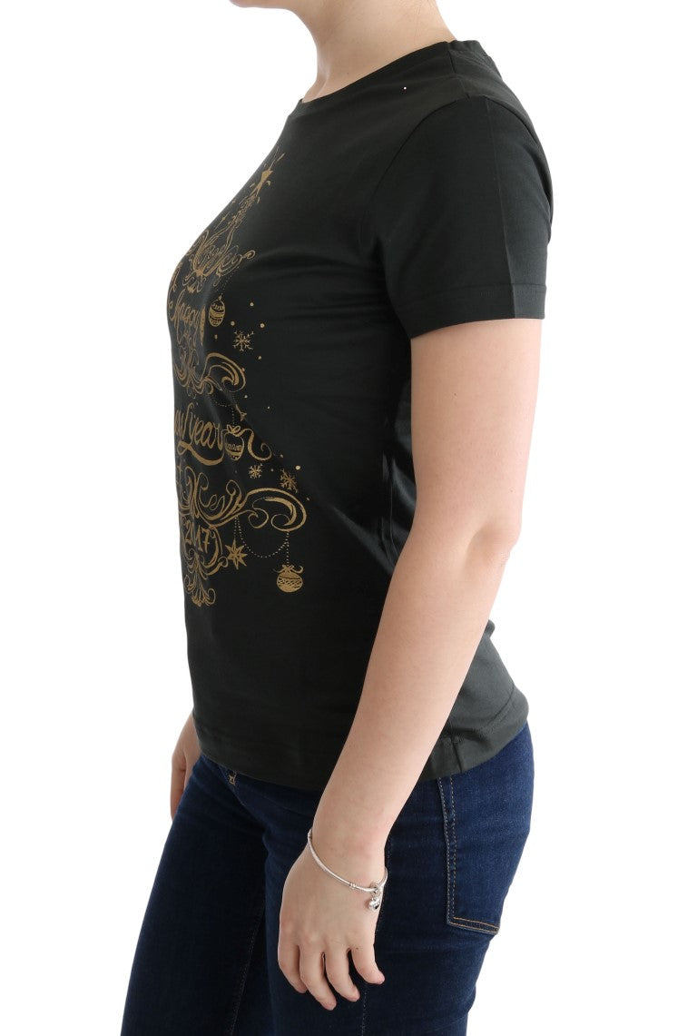 Dolce & Gabbana Green Cotton 2017 Motive Women's T-Shirt