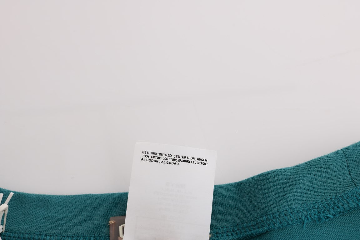 John Galliano Green Cotton Oversized Women's Sweater