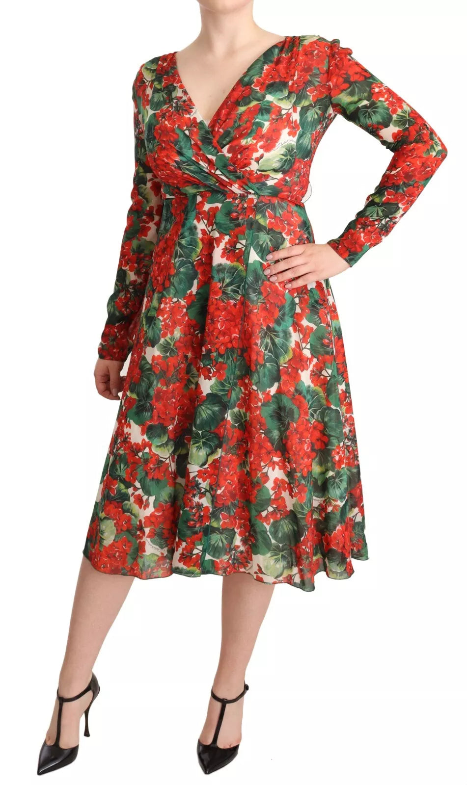 Dolce & Gabbana Multicolor Portofino-Print Shift Women's Dress (Pre-Owned)