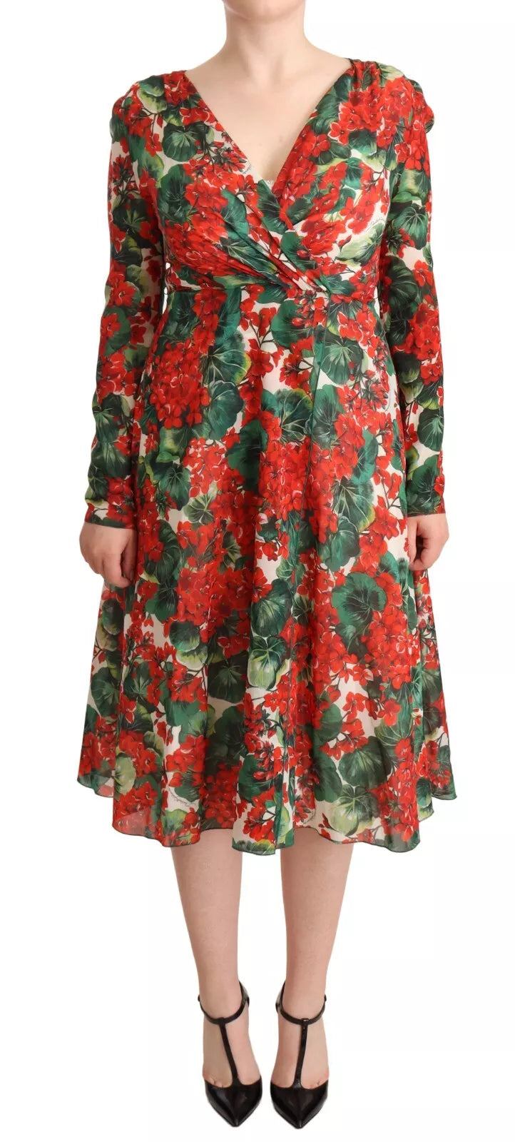 Dolce & Gabbana Multicolor Portofino-Print Shift Women's Dress (Pre-Owned)