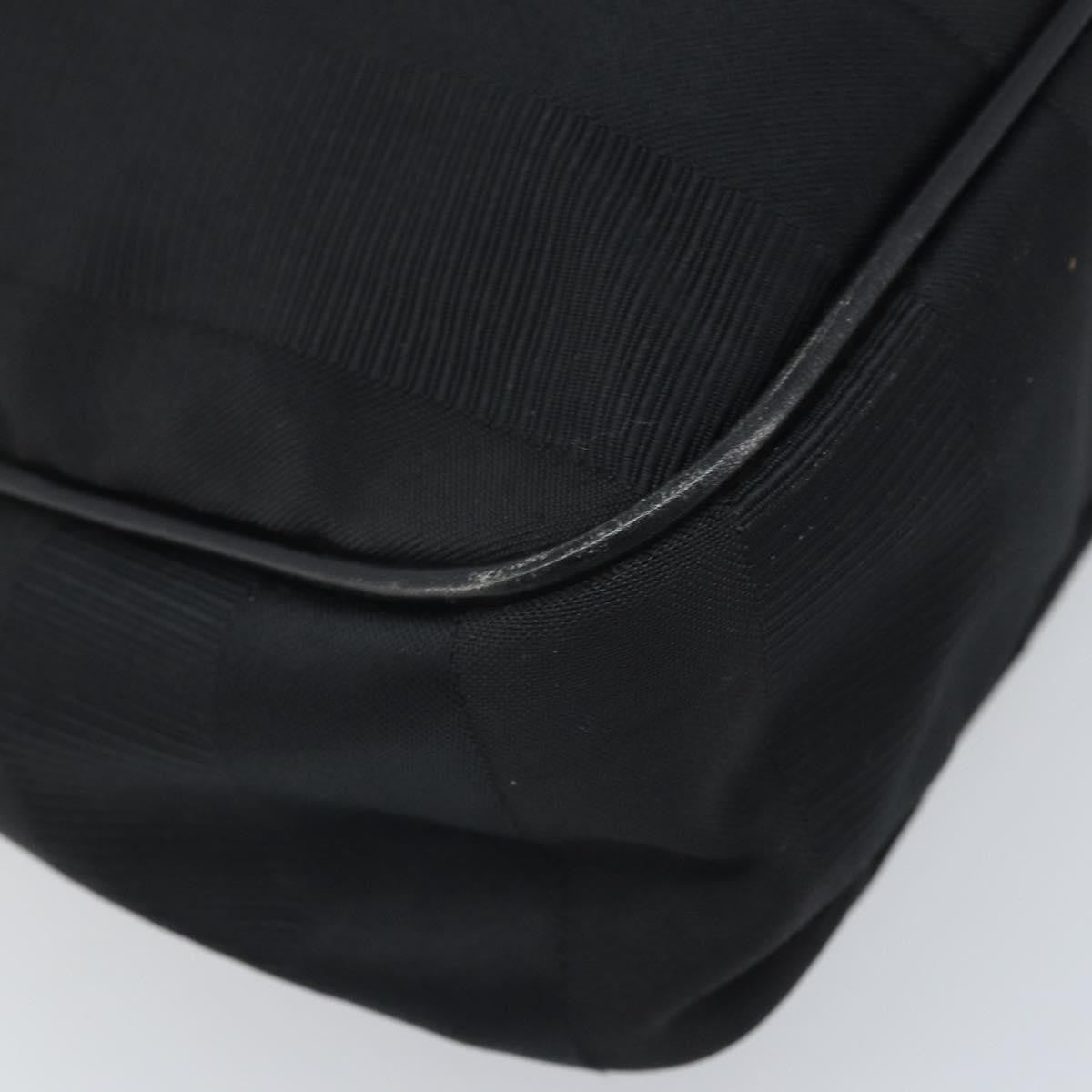 Salvatore Ferragamo Vintage Canvas Black Canvas Shoulder Bag Bag (Pre-Owned)