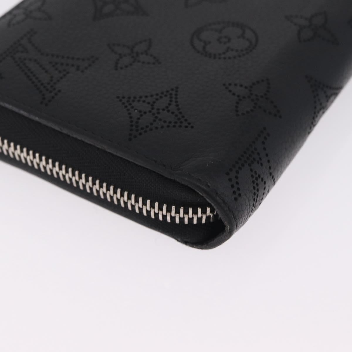 Louis Vuitton Zippy Mahina Leather Black Leather Wallets Accessory (Pre-Owned)