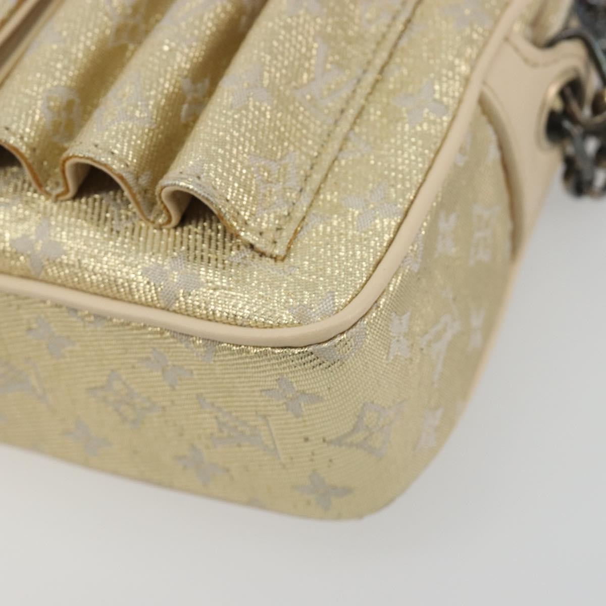 Louis Vuitton Mckenna Mini Lin Gold Canvas Shoulder Bag Bag (Pre-Owned)
